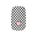 Search for black and white heart nails nail art Trendy
