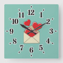 Search for letter clocks Red
