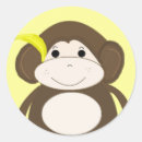 Search for monkey banana stickers Cute