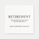 Search for retirement party napkins Quote