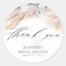 Search for bridal shower thank you stickers Blush pink
