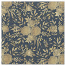 Search for navy blue and gold fabric Rose