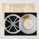 Search for retro movie ticket invitations Black