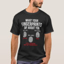 Search for fingerprint tshirts Birthday