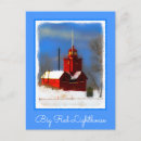 Search for michigan lighthouse postcards Big red