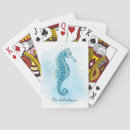 Search for watercolor playing cards Ocean