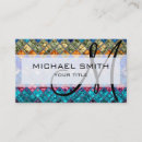 Search for mosaic business cards Pattern