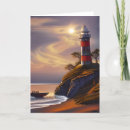 Search for lighthouse birthday cards Boat
