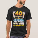 Search for anniversary tshirts Married