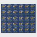 Search for 60th birthday wrapping paper 60 years old