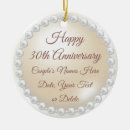 Search for 30th anniversary ornaments 30 year anniversary