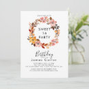 Search for autumn sweet 16 invitations Floral girl birthday