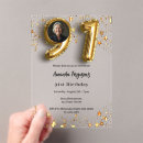 Search for 91st birthday invitations Gold