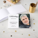 Search for celebration of life guest books Memorial