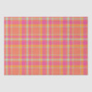 Search for pink and orange tissue paper Plaid