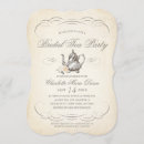 Search for victorian bridal shower invitations Sophisticated