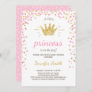 Search for crown baby shower invitations Little princess