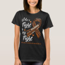 Search for multiple sclerosis tshirts Orange