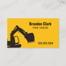 Search for earthmoving business cards Heavy equipment operator