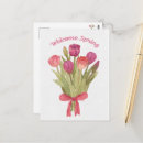 Search for happy spring postcards Watercolor flowers