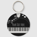Search for music note keychains White