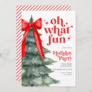 Search for oh what fun holiday invitations Bow