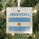 Search for flag football ornaments Argentina