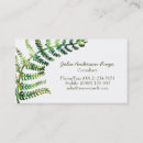 Search for environmental business cards Ecology