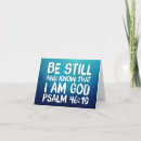 Search for be still and know that i am god verse cards Christian