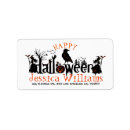 Search for halloween labels Orange