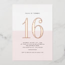 Search for white and gold sweet 16 invitations Modern