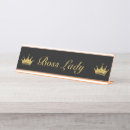 Search for boss lady name plates President