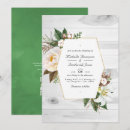 Search for white lily wedding invitations Rustic