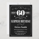 Search for black white 60th birthday invitations Cheers to 60 years
