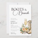Search for cowboy boot bridal shower invitations Boots and brunch