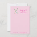 Search for golf note cards Pink