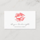 Search for kiss business cards Red lips