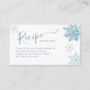 Search for winter bridal luncheon invitations Snowflakes