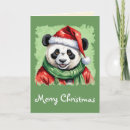 Search for panda christmas cards Bear