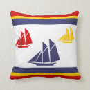 Search for navy blue and yellow pillows Nautical