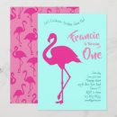 Search for flamingo 1st birthday invitations Bird