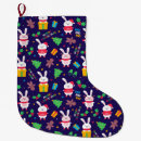 Search for bunny christmas stockings Santa