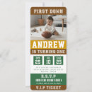 Search for football 1st birthday invitations All star birthday