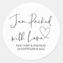 Search for jam wedding stickers Jam packed with love