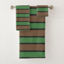 Search for brown and green bath towels Striped