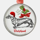 Search for dachshund ornaments Holly