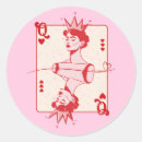 Search for queen of hearts stickers Red