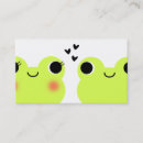 Search for frog business cards Adorable