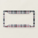 Search for plaid license plate frames Simple