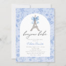 Search for french blue invitations Toile de jouy